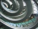 looking up inside London City Hall